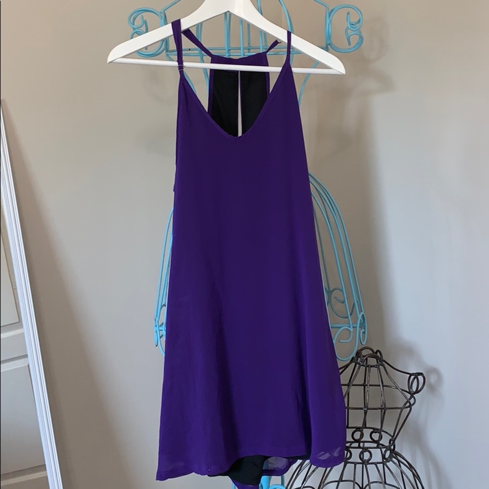 purple dress